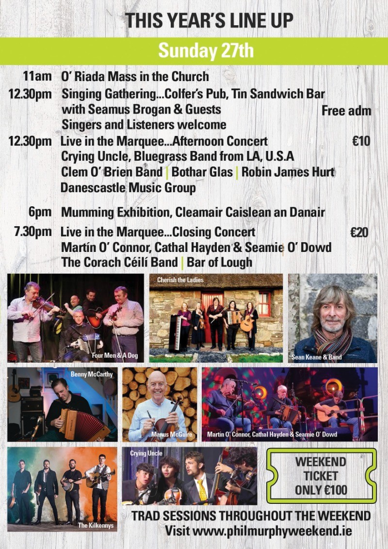 Phil Murphy Weekend 2025 Programme Page 2